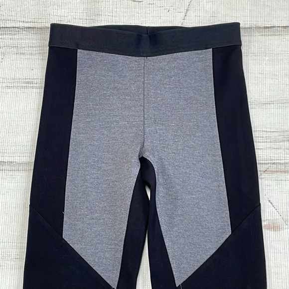 BCBGMaxAzria Leggings Women's XXS XX Small Black Grey Jeremiah Colorblock NWT - Picture 5 of 12